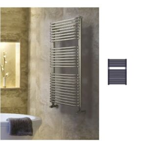 M-CROM 70-50 Scaldasalviette MAHN cromato70-50cm BREM - immagine 1