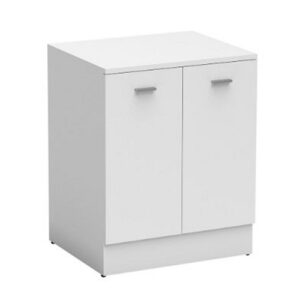 MBT7550VM Mobile bagno base a terra 2 ante con ripiano interno 75x50xh75 Volant VISONE MATT COLAVENE - immagine 1
