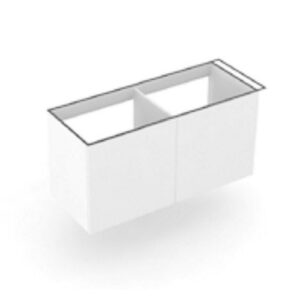 MRS12481NPR Mobile bagno per lavabo vasca a dx con portasciugamani 126x48xh62 Regolo PINO ROSSO COLAVENE - immagine 1