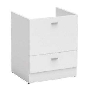 MTC5050VM Mobile bagno a terra 2 cassetti 50x50xh73 Volant VISONE MATT COLAVENE - immagine 1