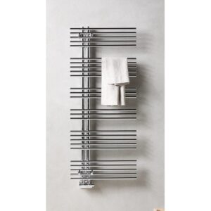 PASX1251CRESP Radiatore scaldasalviette elettrico verticale PAVONE 20 Inox Reflex SX 1319X510 CALEIDO