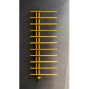 PALSX120S051ESP Termoarredo scaldasalviette design elettrico verticale PAVONE LIGHT Bianco SX 1317x510 CALEIDO - immagine 1