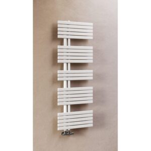 PFDX1851ESP Radiatore scaldasalviette elettrico verticale PAVONE FLAT 35 Bianco DX 1955X510 CALEIDO