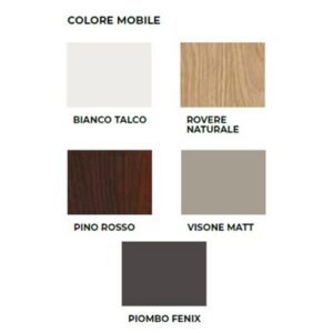 PM45172VM Mobile bagno a colonna con apertura a Sx 45x38x172cm Prisma VISONE MATT COLAVENE - immagine 2
