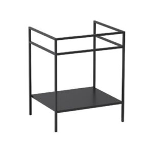 QST6053N Struttura portalavello a terra con ripiano per lavabo Alaqua 60x50x78 NERO COLAVENE - immagine 1