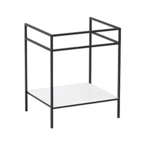 QSV4550VM Struttura portalavello con ripiano in legno 45x50xh73 Volant VISONE MATT COLAVENE - immagine 1