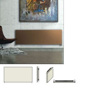 SPLV 70/70-110 Piastra Spv Platt orizzontale con lamelle 70/70-110cm BREM - immagine 1