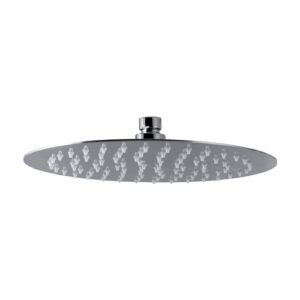 V08243AC005 SOFFIONE TONDO ø250 H2 SENZA BRACCIO ACCIAIO INOX VEMA