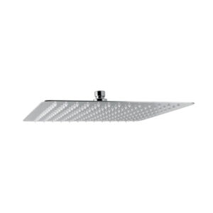 V08251B0010 SOFFIONE QUADRO 300 H2 SENZA BRACCIO INOX CROMO VEMA