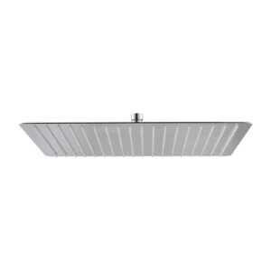 V08259B0010 SOFFIONE QUADRO 400 H2 SENZA BRACCIO CROMO VEMA