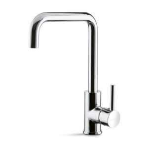 V15020B0010 RUBINETTO MISCELATORE CUCINA CANNA QUADRA CROMO VEMA - immagine 1