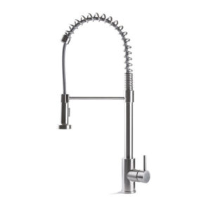 V18030AC005 RUBINETTO MISCELATORE LAVELLO SEMIPROFESSIONALE ACCIAIO INOX VEMA - immagine 1