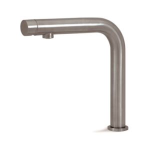 V20450AC005 RUBINETTO MISCELATORE LAVELLO D.40 COMANDO FRONTALE ACCIAIO INOX VEMA - immagine 1