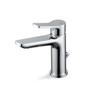 V22010B0010 RUBINETTO MISCELATORE LAVABO CON SALTERELLO PARANA' CROMO VEMA - immagine 1