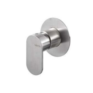 V28131AC005 MISCELATORE INCASSO DOCCIA D75 AYAS STEEL ACCIAIO INOX VEMA