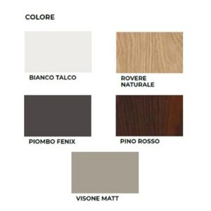 MBT4550PM Mobile bagno base a terra 1 anta Dx con ripiano interno 45x50xh75 Volant PIOMBO MATT COLAVENE - immagine 2