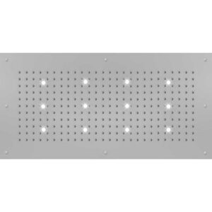 WI0382000030416 Soffione per controsoffitto rettangolare 12 Led arancio 1000X500 DREAM FLAT BOSSINI - immagine 1