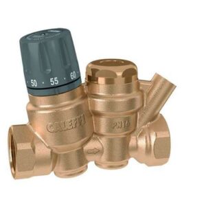 116160 Regolatore termostatico per circuiti di ricircolo Rp 1” 35–65 °C CALEFFI