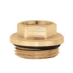 364263 Raccordo collegamento valvole sfogo aria 1'' M x 3/8'' F CALEFFI - immagine 1