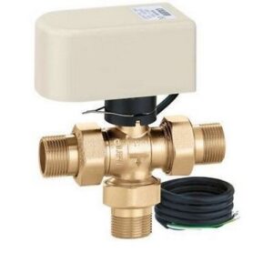 644355 Valvola a sfera a tre vie motorizzata bypass 3/4" 24V CALEFFI - immagine 1