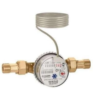 794208/C Contatore volumetrico impulsivo CALDA 30÷90°C 1 1/2" m3/h 10 CALEFFI - immagine 1