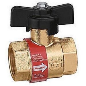 327400  1/2"   BALLSTOP - Valvola a sfera con ritegno incorporato CALEFFI