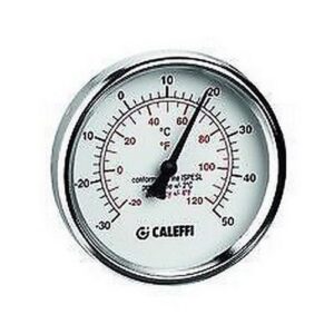 687000  Termometro per raffrescamento, attacco posteriore 1/2"  CALEFFI