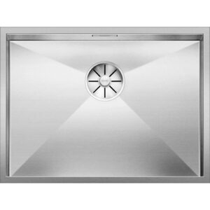 1517247 Lavello sottotop acciaio inox satinato lucido 550x400mm ZEROX 550-U   BLANCO