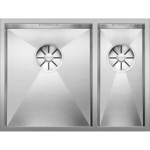 1517252 Lavello sopratop e filotop inox acciaio inox 575x430mm r4 ZEROX 340/180-IF Vasca Sx R est. 4 mm  BLANCO - immagine 1