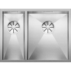 1517253 Lavello sopratop e filotop inox acciaio inox 575x430mm r4 ZEROX 340/180-IF Vasca Dx R est. 4 mm  BLANCO - immagine 1