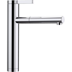 1517591 Miscelatore a canna alta con doccetta estraibile LINEE-S Cromato BLANCO