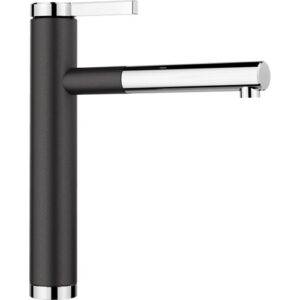 1518438 Miscelatore a canna alta con doccetta estraibile LINEE-S Antracite / Cromato BLANCO - immagine 1