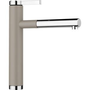 1518446 Miscelatore a canna alta con doccetta estraibile LINEE-S Tartufo / Cromato BLANCO - immagine 1