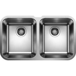 1519716 Lavello sottotop acciaio Inox spazzolato 715x400mm SUPRA 340/340-U BLANCO