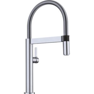 1519844 Miscelatore con doccetta in metallo CULINA-S Mini Effetto Inox BLANCO - immagine 1