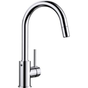 1521454 Miscelatore a canna alta con doccetta estraibile MIDA-S Cromato BLANCO - immagine 1