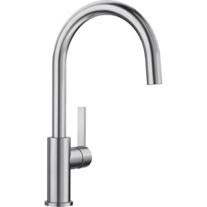 1523120 Miscelatore cucina a canna alta acciaio inox CANDOR Acciaio Massiccio Spazzolato BLANCO - immagine 1