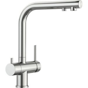 1523129 Miscelatore a 3 vie comandi ed erogatori separati FONTAS II - 3 vie - PVD Steel BLANCO - immagine 1