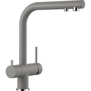 1523131 Miscelatore a 3 vie comandi ed erogatori separati FONTAS II - 3 vie - Alumetallic BLANCO - immagine 1