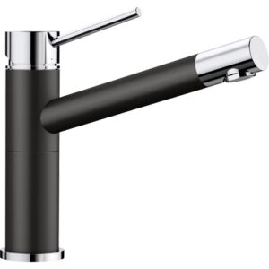 1526162 Miscelatore cucina ALTA Compact Nero / Cromato BLANCO
