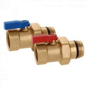 391066 Coppia valvole di intercettazione a sfera con tenuta O-Ring CALEFFI