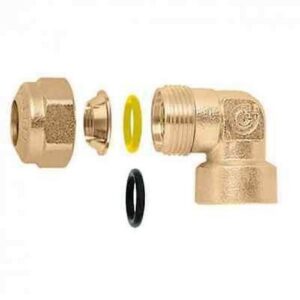 905842 Raccordo curvo femmina 1/2" F - Ø 12 CALEFFI - immagine 1