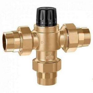 523160 1''  Miscelatore termostatico regolabile  impianti centralizzati. CALEFFI