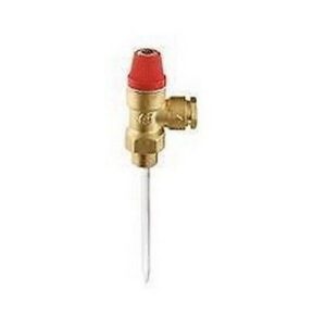 309440  Valvola di sicurezza temperatura e pressione 1/2" M x Ø 15 4 bar CALEFFI