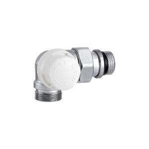 226322 Valvola termostatica doppia squadra per comando termostatico elettrotermico elettronico 3/8"- Sinistra CALEFFI - immagine 1
