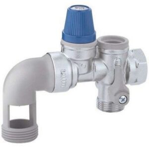 526163 Gruppo di sicurezza per scaldacqua ad accumulo 1" non cromato CALEFFI - immagine 1