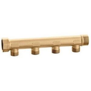 356610 IS Collettore complanare fuso monoblocco 1" 10+10 23 p.1,5 M CALEFFI - immagine 1
