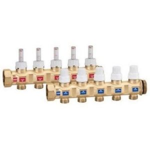 668735S1 Coppia collettori 1 1/4" F x3 3/4" M CALEFFI - immagine 1