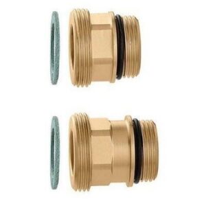675005 Coppia di raccordi 1 1/4" M  x 1"  M CALEFFI - immagine 1