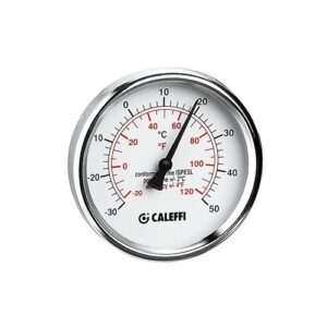 257008 Termometro di ritorno blu 0-160°C Ø50 CALEFFI - immagine 1